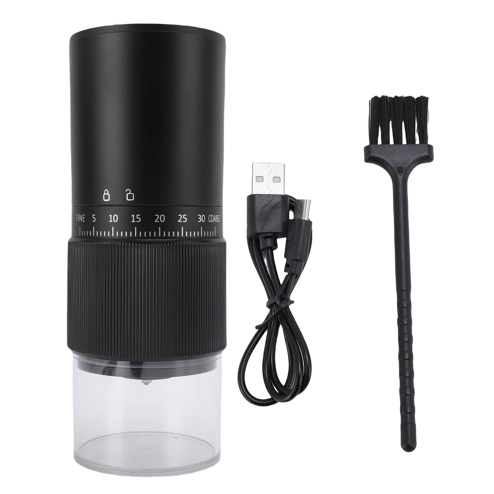 BIMZUC Compact Portable Electric Coffee Grinder – Rechargeable, Quiet, Adjustable Grind Settings, Stainless Steel Blades, Easy‑Clean Design
