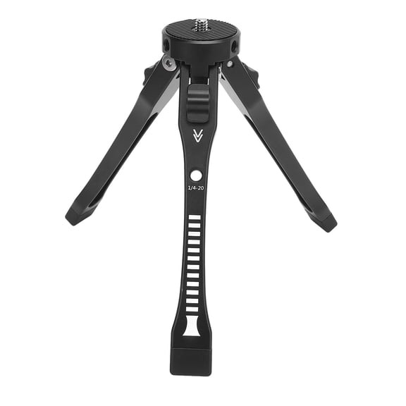 BIMZUC Compact Tabletop Tripod, Aluminum Alloy Angle and Height Adjustable Desktop Tripod (1.8-6.5 inches / 45-165 mm) with 1/4 Inch Screw for DSLR Cameras, Camcorders, and Projectors