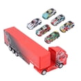 thumbnail image 1 of BIMZUC Container Truck Car Model Pull Back Vehicle Toy Simulation Large Size Openable Door Kids 14.57 inches / 37 cm Style 2, 1 of 9