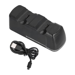 BIMZUC Controller Charging Stand Base Docking Station USB Dual Controller Charger for PS4 Black. Fast and efficient 5V charging power for your controllers.