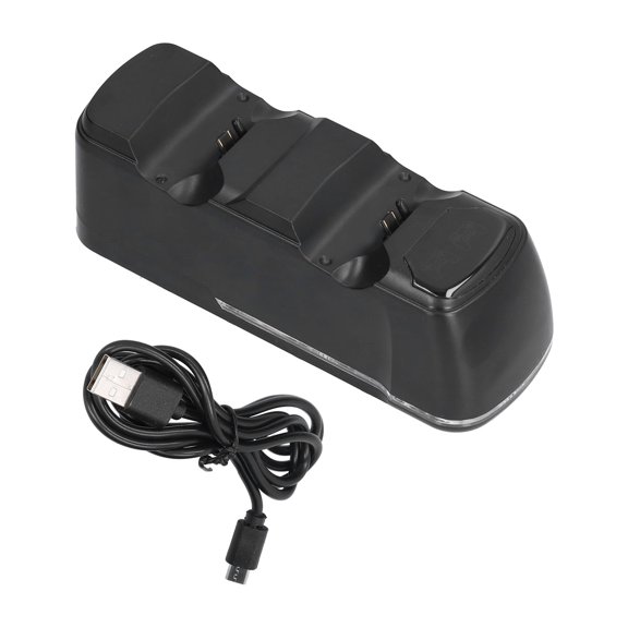 BIMZUC Controller Charging Stand Base Docking Station USB Dual Controller Charger for PS4 Black. Fast and efficient 5V charging power for your controllers.