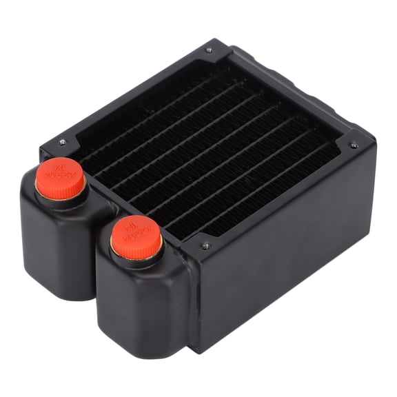 BIMZUC Copper Radiator TSRPH80 Copper Fin Water Cooled 1.77 inches / 45 mm Double Layer Computer Cooling Radiator