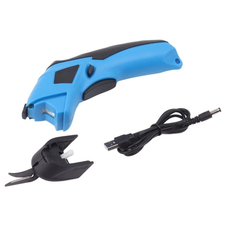 BIMZUC Cordless Electric Fabric Scissors – Rechargeable Handheld Cutter, 85° Tungsten Carbide Blade, Safe & Versatile for Cloth, Carpet & Soft Leather