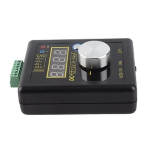 BIMZUC Current Voltage Signal Generator 0-10V 0-22mA Adjustable Analog Simulator 4-Digit LED Display PLC Panel Testing Built-in Lithium Battery Black