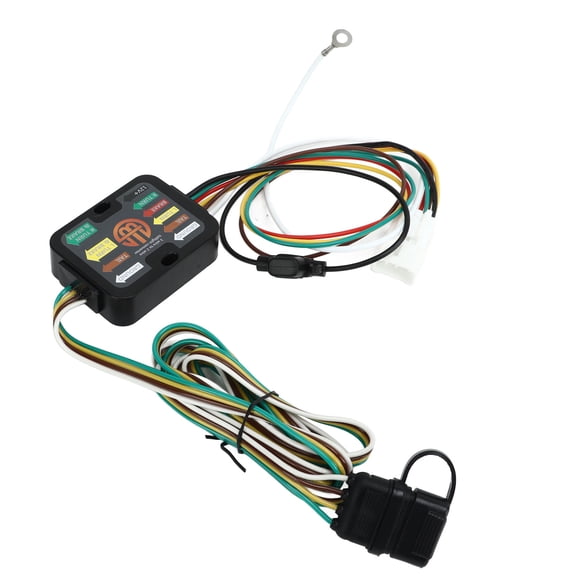 BIMZUC Custom 4-Way Flat Trailer Wiring Connector Harness 56040 Replacement for Subaru Ascent, Forester, Outback, Crosstrek & XV Crosstrek Models with Dust Cover (5.51 inches / 14 cm)