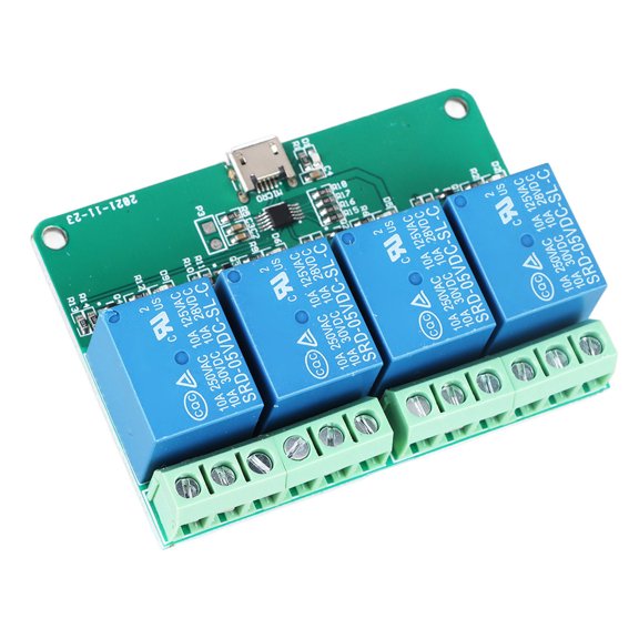 BIMZUC DC 36V HID USB Control Switch Relay Module Drive Free Computer PC Control Relay Module Expansion Board