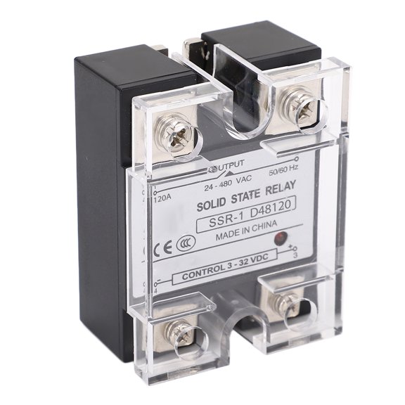 BIMZUC DC Control AC Solid State Relay Module 480V Max Load Voltage DC to AC SSR 120A 24-480VAC [cite: 11]