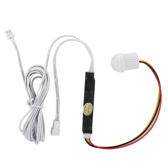 BIMZUC DC5-24V 1.5A Mini Adjustable Infrared Sensor Human Body Induction Switch for Light with 120 Degree Range and 15s Delay White[cite: 1] (13 mm / 0.51 inches)
