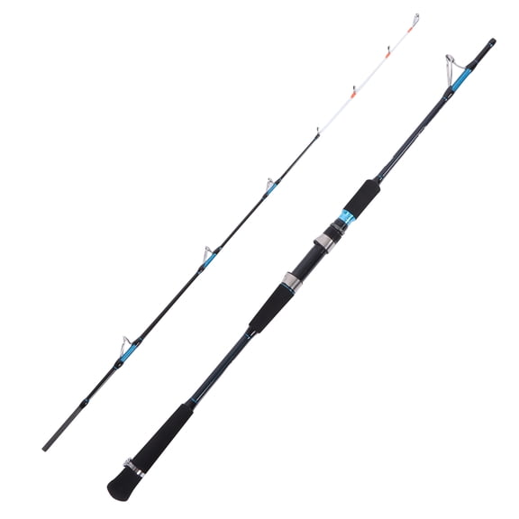 BIMZUC Deep Sea Offshore General Carbon Fishing Rod Luminous Spinning Rod Anti-Entanglement, 1.65m / 5.4ft (64.96 inches), White