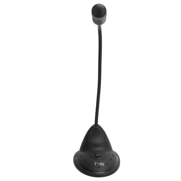 BIMZUC Desktop Capacitive Microphone Goose Neck for Computer Gaming Live Broadcast Sound Amplifier Black (4.5 ft / 1.38 m)
