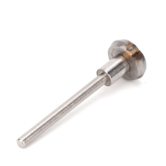 BIMZUC Diamond Cut Flywheel Shank Jewelry Cutting Engraving Tool Accessory, High-Speed Metal Carving Bits, 135 Degree Angle, 1.4 inches / 3.5 cm