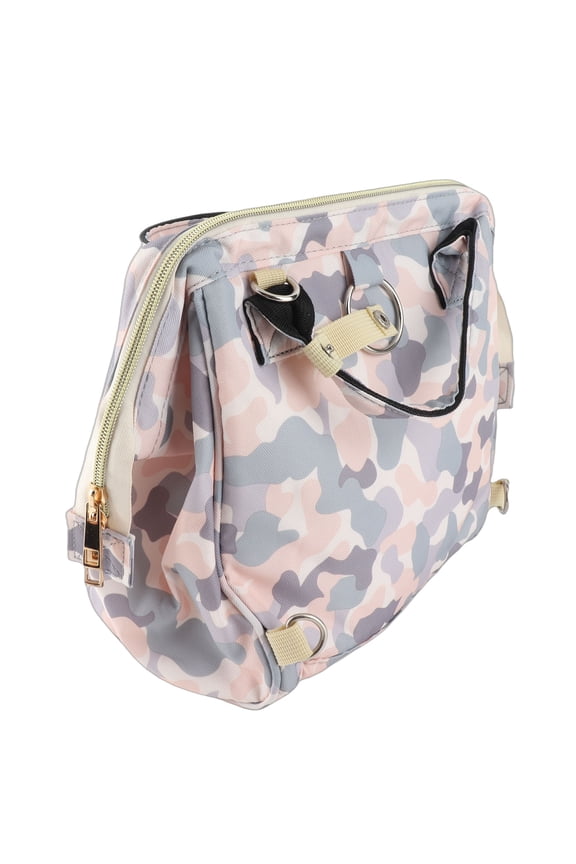 Diaper Backpack High Capacity Mom Multifunction Portable Baby Nappy Changing Bag Lightweight Maternity Travel Shoulder Handbag Multi-Pockets Organizer 13.8x13.8x2.8 Inches / 35x35x7 cm