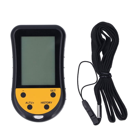 BIMZUC Digital Altimeter Multifunctional LCD Backlit Display Portable Compass Barometer Thermometer ABS Construction for Hiking Climbing Camping (5.51 in / 14.00 cm) [cite: 1, 7, 10]