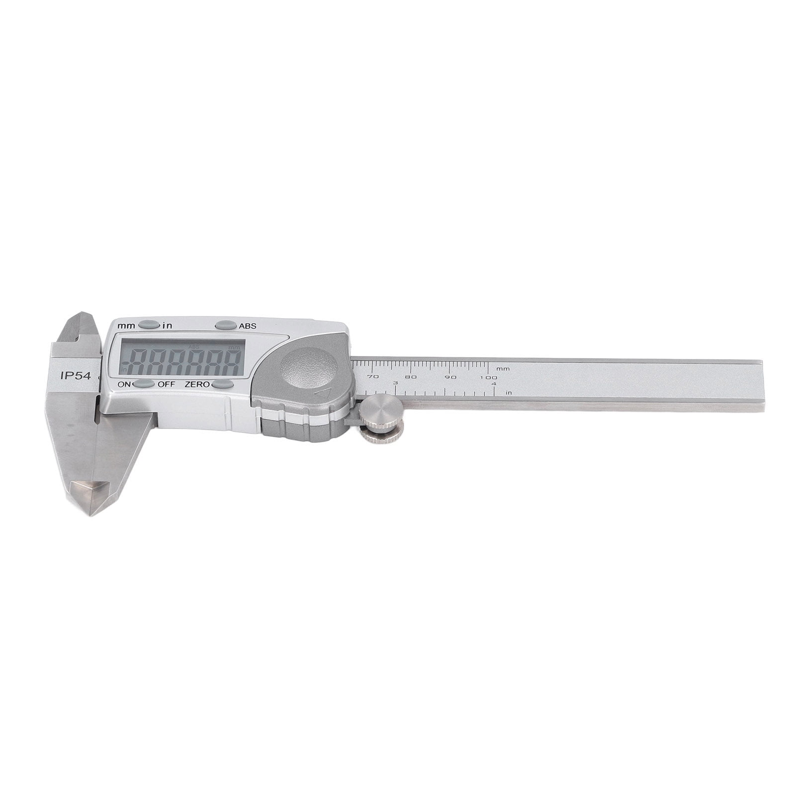BIMZUC Digital Caliper Measuring Tool Industrial Electronic IP54 Waterproof Stainless Steel Precision Micrometer 0-100mm Range 0.0005in 0.005mm Resolution Easy Read LCD Display For DIY