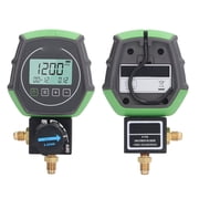 BIMZUC Digital Manifold Gauge Vacuum Pressure Temperature Tester HVAC Air Condition Meter Built in 90 Refrigerants, Battery Included, Accurate A/C Diagnostic Tool