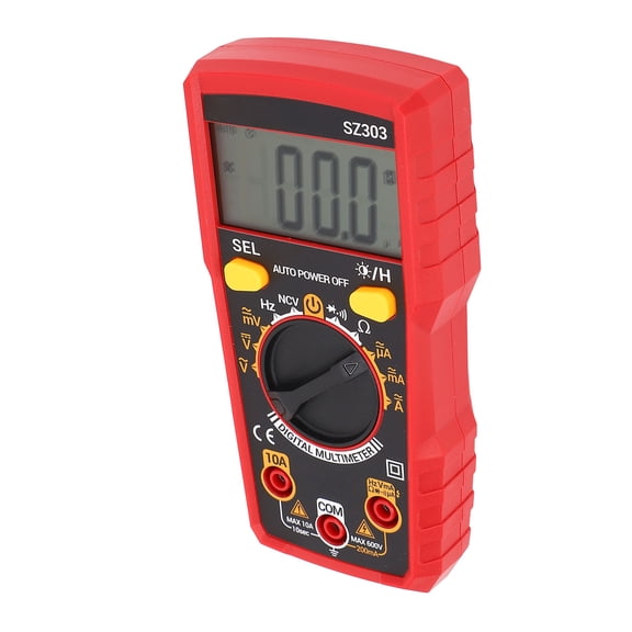 BIMZUC Digital Multimeter High Accuracy Multifunctional NCV Voltage Current Meter for Electrical Repair Maintenance and Diagnostics Tool with Test Cables and LCD Display