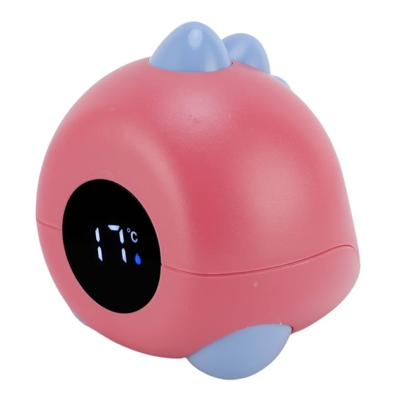 BIMZUC Dinosaur Baby Bath Thermometer Real-Time Digital Water Temperature Monitor for Newborn Swimming and Bathtub Safety Floating Toy Red 3.94 inches / 10 cm