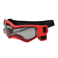 thumbnail image 1 of BIMZUC Dog Goggles Soft Silicone Frame Adjustable UV Protection Sunglasses for Eye Protection Outdoor Driving Cycling Red, 4.5 inches / 11.5 cm, Comfortable Pet Eyewear for Small and Medium Dogs, 1 of 9
