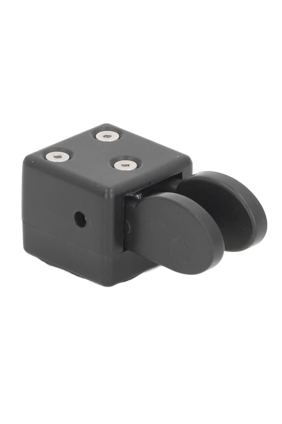 Double Paddle Morse Code Keyer QU-2020 Automatic Telegraph Key with Magnetic Base and Cables for Short Wave Radio Operations (5.91 in / 15 cm)