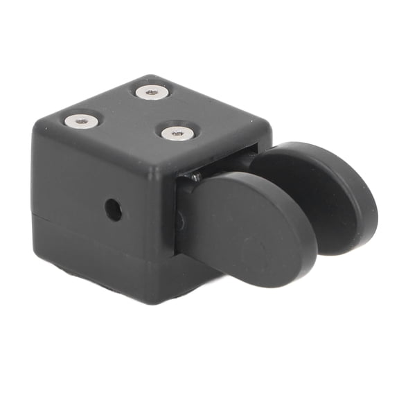 BIMZUC Double Paddle Morse Code Keyer QU-2020 Automatic Telegraph Key with Magnetic Base and Cables for Short Wave Radio Operations (5.91 in / 15 cm)