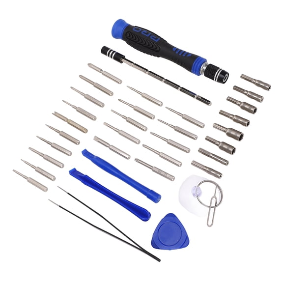 BIMZUC Drone Screwdriver Repair Tools Kit, 36-in-1 Precision Drone Screwdriver Set, Magnetic Bits & Non-Slip Handle Disassembly Repair Tools for Aerial Drones (1.6 inches / 4.0 cm Bits)