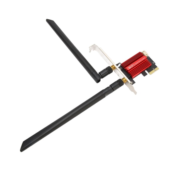 BIMZUC Dual-Band PCIE Network Card 1200Mbps Wireless WiFi Adapter Module with Bluetooth 4.2 High Speed Desktop Network Card for Windows 7 8 10 11 (7.87 x 4.33 x 1.57 inches / 20.0 x 11.0 x 4.0 cm)