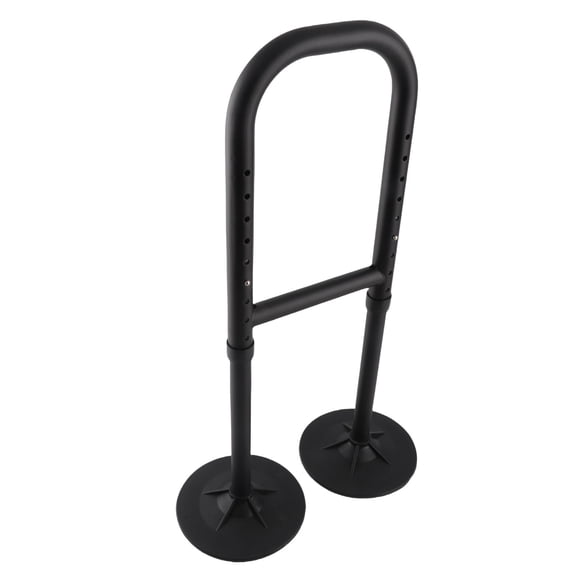 BIMZUC Dual Base Standing Up Assistance Mobility Tool Standing Aid Device 8 Adjustable Height Help Get Up From Floor Portable Medical Rail 20.87 inches / 53 cm to 27.76 inches / 70.5 cm