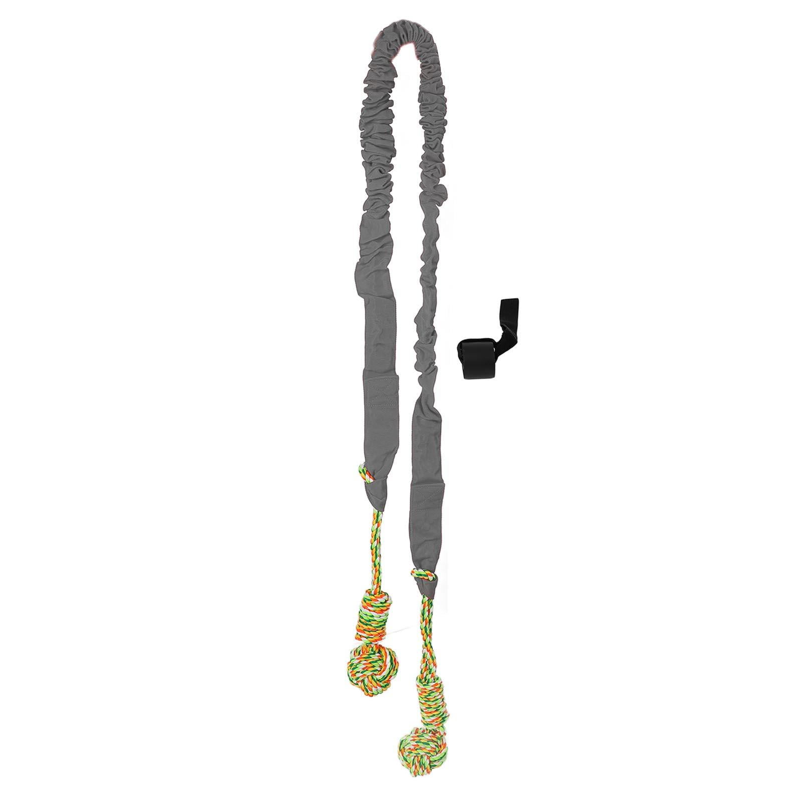 BIMZUC Durable Dog Tug Rope Toy with Bite‑Resistant Hollow Webbing, Teeth‑Grinding Rope Ball, Interactive Hanging Play for Indoor & Outdoor Use