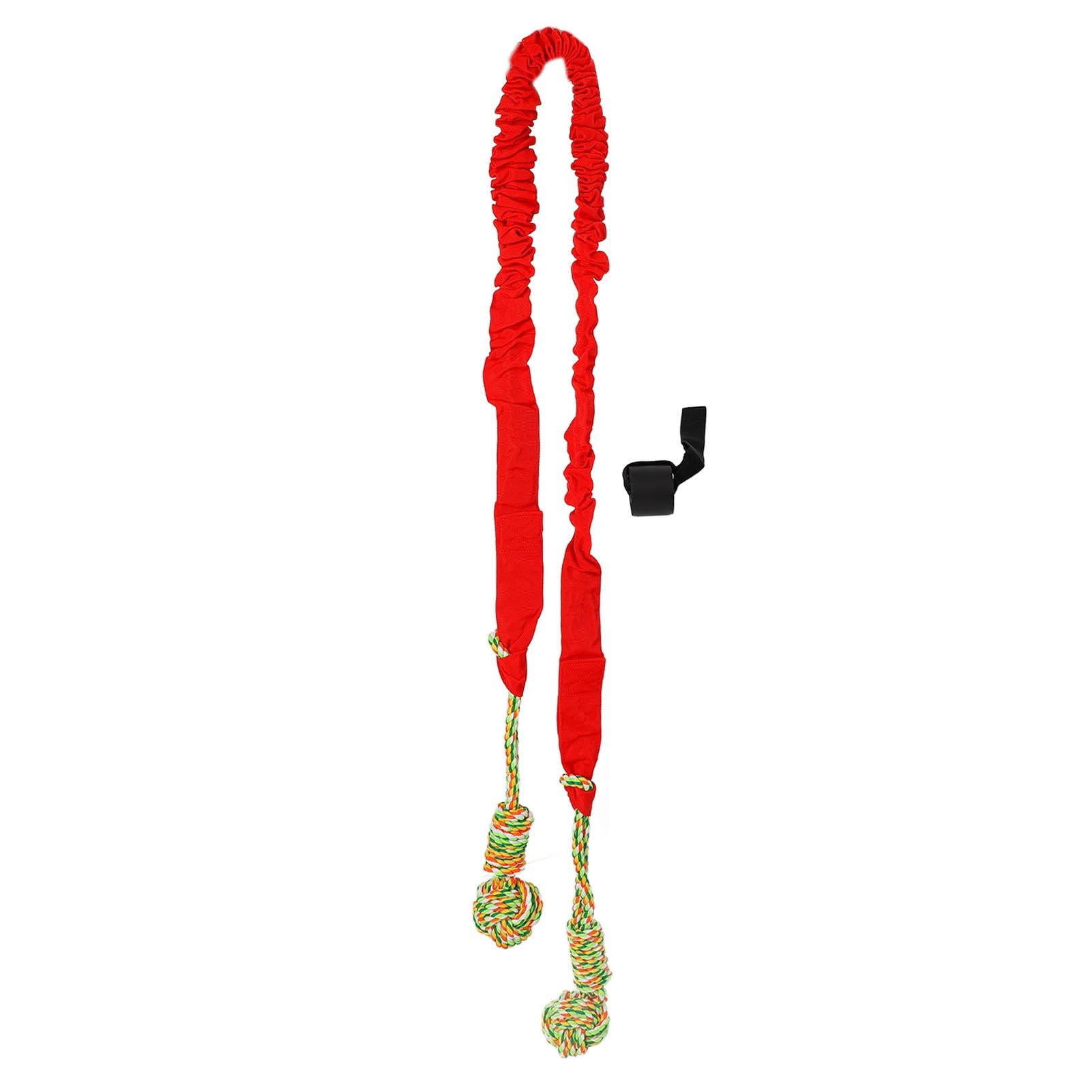 BIMZUC Durable Red Dog Tug Rope Toy – Bite‑Resistant, Teeth‑Grinding, Interactive Hanging Rope for Indoor & Outdoor Play
