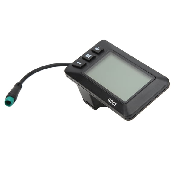BIMZUC Electric Bicycle Display 36V 48V LCD GD01 Panel Kit, 5 Pin Waterproof Plug Compatible with 22.2mm / 0.9 inches Handlebar for Agreement 2 Communication Protocol E-Bike Motor Scooter Controller