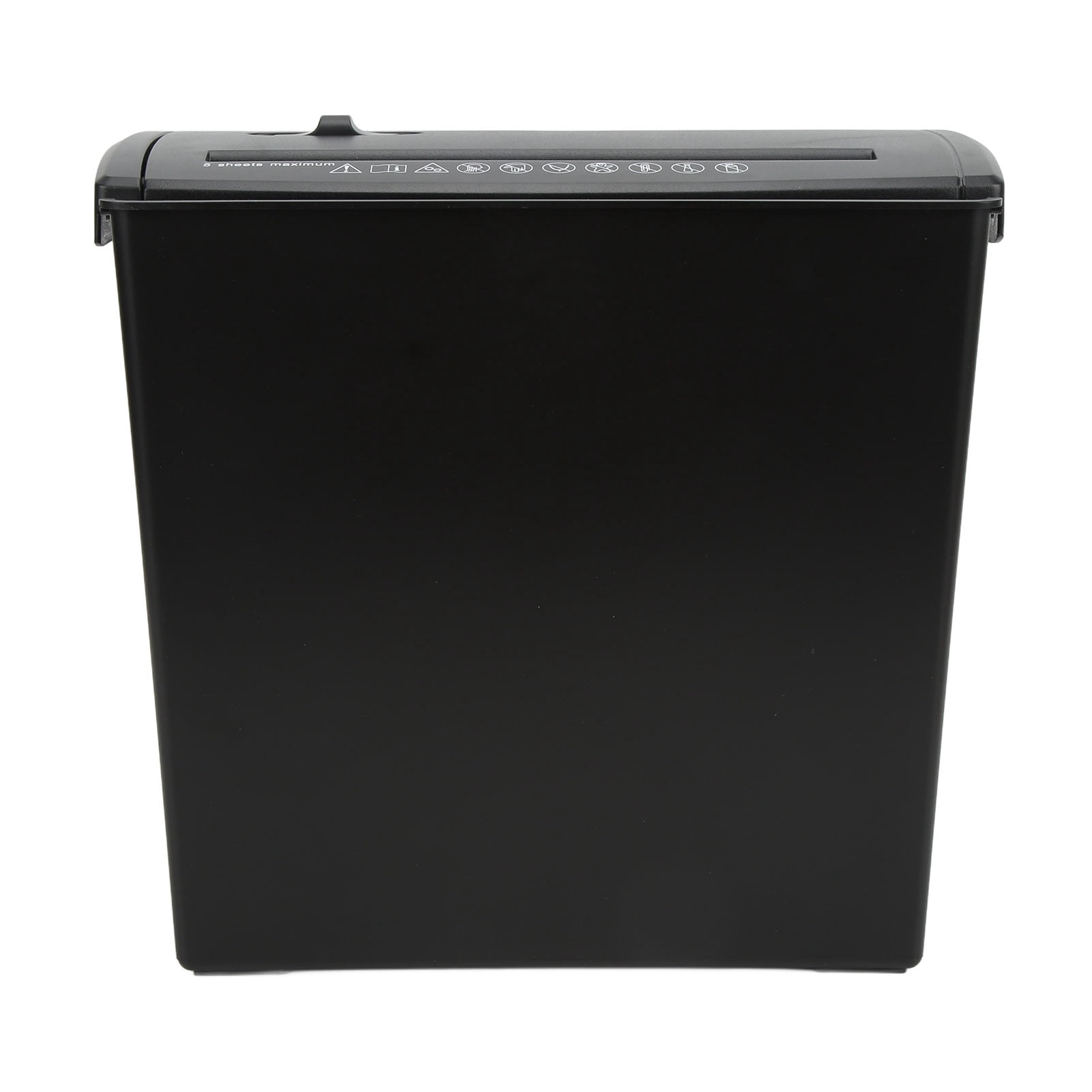 BIMZUC Electric Paper Shredder 10L Small Size 5 Sheets Strip Shredded Machine For Home Office Automatic Feeding Quiet Operation Desktop Document Cutter (11.42 inches / 29 cm Length, Black)