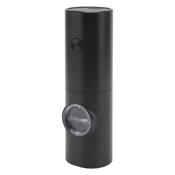 BIMZUC Electric Pepper Grinder, Battery Powered Ceramic Mill with ABS Shell, 7.1 in / 18 cm, Black