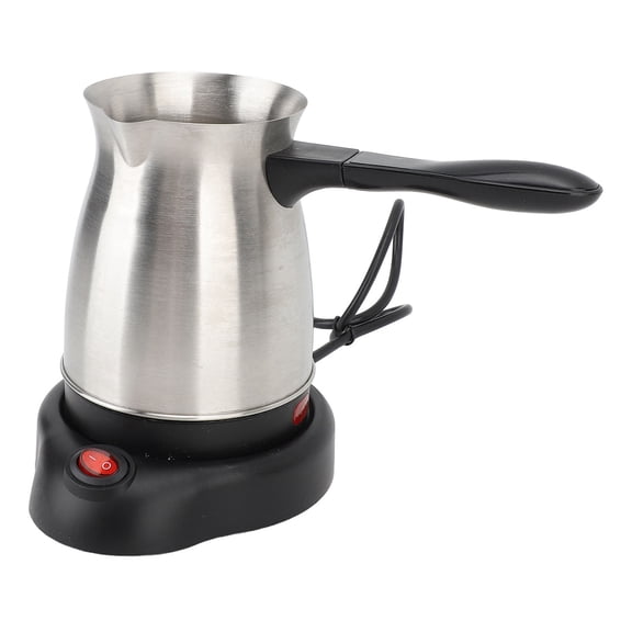 BIMZUC Electric Turkish Coffee Maker 600ml / 20.28 fl oz Stainless Steel Pot Machine, 110V US Plug