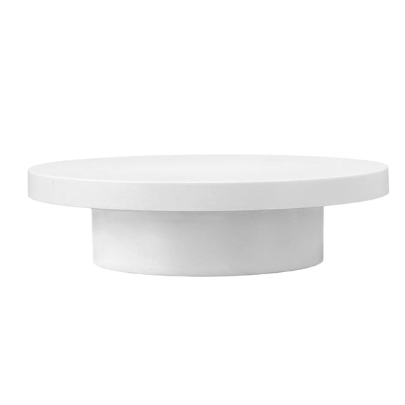 BIMZUC Electric Turntable 360 Degree Rotating Product Photography Display Stand Rechargeable Remote Control 3kg Bearing Capacity White 15cm Diameter (5.91 inches / 15 cm)