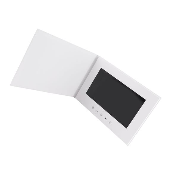 BIMZUC Electronic Video Greeting Card 720P HD Playback 128MB Memory LCD Screen Video Brochure Book for Anniversary Birthday Gifts 10 inches / 25.4 cm