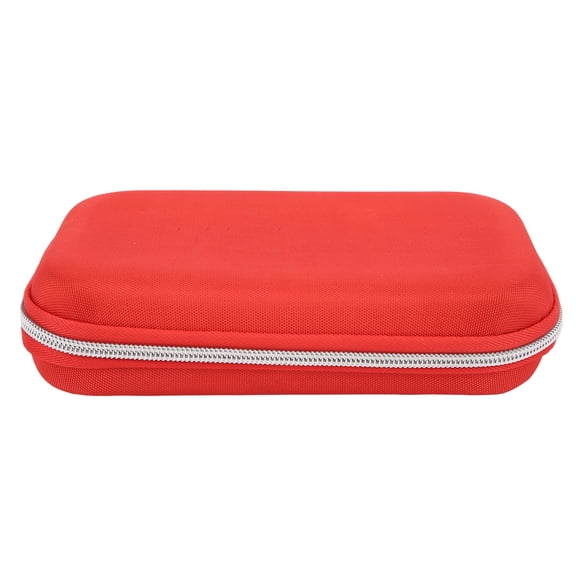 BIMZUC Empty Emergency Kit Bag Portable EVA Hard Shell Case for Home Outdoor First Aid Red 7.7 inches / 19.5 cm