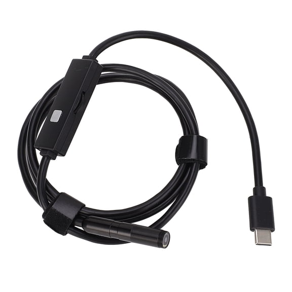 BIMZUC Endoscope Camera 2MP 1920P HD Borescope Tool with 8 Adjustable LED Lights 7.9mm IP67 Waterproof Inspection Camera for iOS Android, 32.8ft / 10m Rigid Wire
