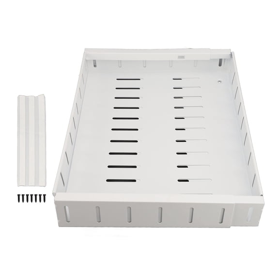 BIMZUC Expandable PullOut Cabinet Organizer with 4 Adjustable Dividers, HeavyDuty Carbon Steel, 3Rail Slide System, Adhesive Installation