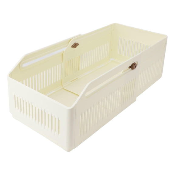 BIMZUC Expandable Storage Bin Adjustable, Stackable Organizer for Closet, Pantry, Kitchen & Office