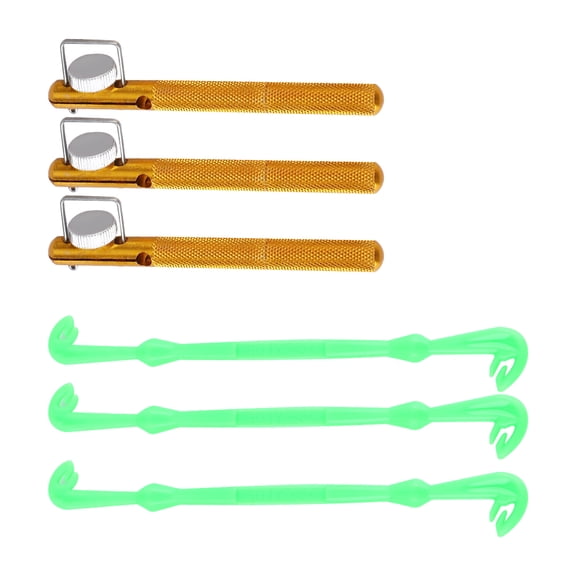 BIMZUC Fishing Tackle Hook Device and Knot Tool Fishhook Remover Set 6 Pieces