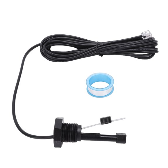 BIMZUC Flow Sensor Replacement for Hayward Salt System GLX-FLO-RP DN15 G1/2 Thread Metal Pool Flow Switch with 15ft Cable (4.5m) Water Control System