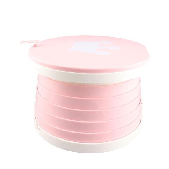 BIMZUC Foldable Toddler Travel Potty Seat Portable, Adjustable Height, Stable ABS Construction, Indoor/Outdoor Toilet Training