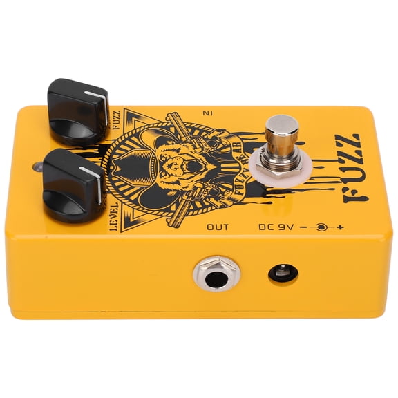 BIMZUC Fuzzy Bear Guitar Fuzz Pedal Premium All Metal Shell Electric Guitar Effects Stompbox Vintage Tone Musical Instrument Parts Accessories for Pro Guitarists