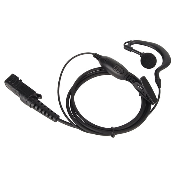 BIMZUC G Shape Earpiece Mic Walkie Talkie Headset, Professional 2 Way Radio Ear Hook Headset Microphone Compatible with Motorola XPR3300 XPR3000 XPR3500 XIR P6600 DEP550 (17.00 x 12.00 x 2.00 in)