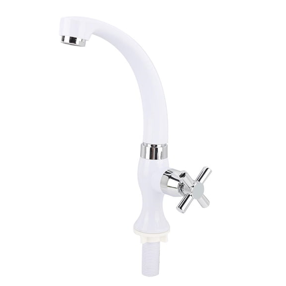 BIMZUC G1/2" Cold Faucet  8.0MPa ABS Water Tap, Soft Flow, ScratchProof Handle, 3.54"12.6"2.36", 0.4lb
