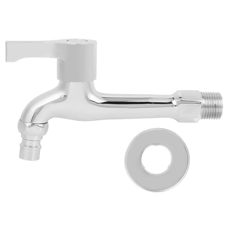 BIMZUC G1/2" Copper Electroplated Single Cold Faucet – Universal Thread, Wall-Mounted, Rust-Resistant for Washing Machines