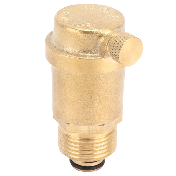 BIMZUC G3/4 Male Thread Brass Automatic Air Release Vent Valve for High Pressure Floor Heating HVAC System and Solar Water Heaters, Heavy Duty, 4.33 inches / 11 cm [cite: 8, 11]