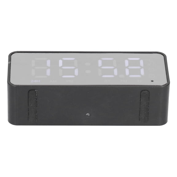 BIMZUC G50 Multifunctional Bluetooth Alarm Clock Speaker Wireless 5.0 MP3 Player Charging Desktop Alarm Clock for Office and Home, 1200mAh Built-in Battery Black Edition