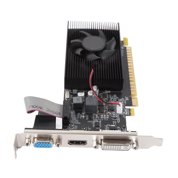 BIMZUC GT730 4GB DDR3 Graphics Card 128 Bit 700MHz 667MHz High-Efficiency Fast Cooling Dual-Slot Desktop Computer Video Card with HDMI VGA DVI Ports for Working Office and PC Gaming (8.27 x 5.51 in)