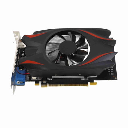 BIMZUC GTX1050 2GB DDR5 128bit Graphics Card 2560x1600 Resolution PCI Express 2.0 16X Slot PCIE Video Card with Fan High Performance Desktop Gaming GPU Dual Units 10.63 inches / 27 cm